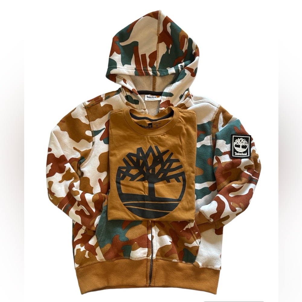 Timberland zip-up & T (8)